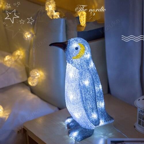 Led Little Penguin night lamp cartoon Anime doll gift decorative lamp childrens bedroom Night Lights CD50 W02