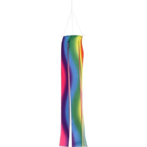 Wind Sock Tassel Rainbow Windsock Cotton 100cm 150cm Measurement Weather Hanging Decoration Large Colorful Gardening Supplies