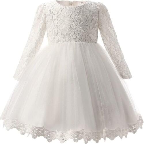 Toddle Girl Cloths Birthday Party Dress For 1 Year Old Baby Girl Christening Gown Dress Infantil Tutu Vestidos Wedding Costume