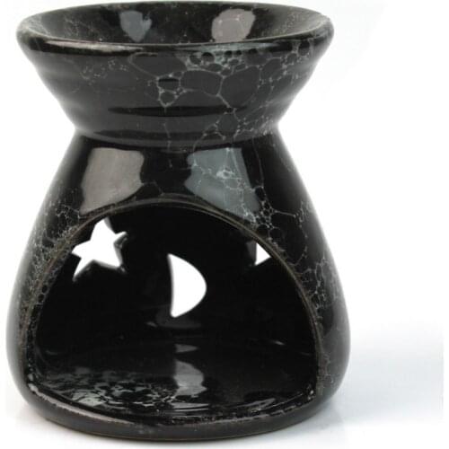 1PC New Durable Candle Ceramic Scent Essential Oil Burner Lavender Fragrance Aromatherapy Diffuser