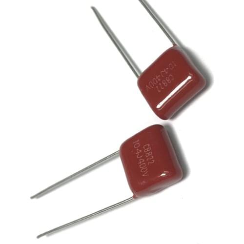 10PCS 400V104J Pitch 10mm 0.1UF 100NF 400V 104 CBB Polypropylene film capacitor