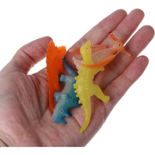 12pcs Glow In The Dark Luminous Jurassic Dinosaur Toy Model Toys Kids Gift R9JD