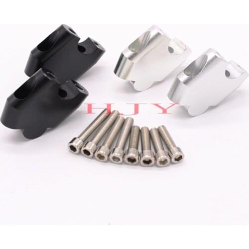 2PCS 30mm CNC Machining Handlebar Risers Bar Clamp Extend Adapter With Bolts for NC700S NC700X NC750S NC750X DCT
