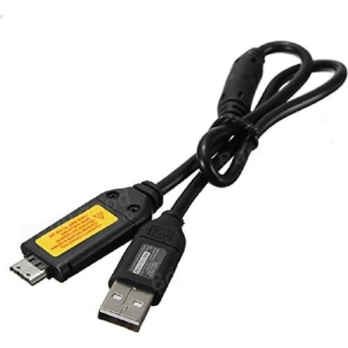Black 2 In 1 USB 2.0 Data Charger Adapter Connector Lead Cable Sync Cord Line For Samsung Camera PL150 ST200 ST600 ST700 WB210