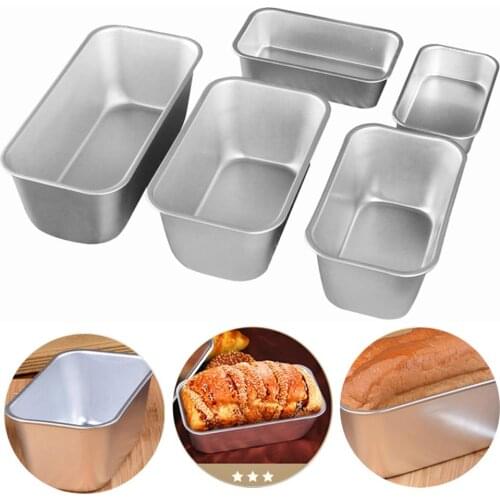 Aluminum Alloy Non-Stick Bread Cheese Cake Toast Mold Pan Kitchen Baking Tool