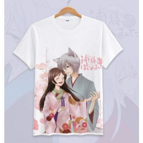 Anime! Kamisama Hajimemashita Momozono Nanami Mens tshirts casual Summer Tshirt Men Printed t-shirts Man tees Tops