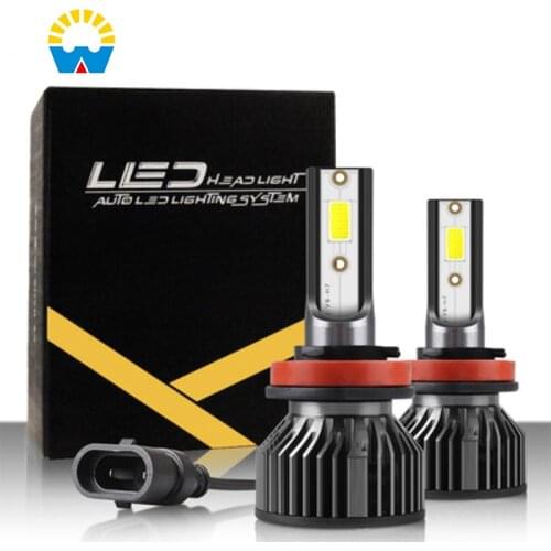Car Headlight LED H1 H3 H4 H7 H9 H11 12000LM 6000K 76W Auto Fog Lights 880 9004 9005 9006 9007 9012 For 9-36V