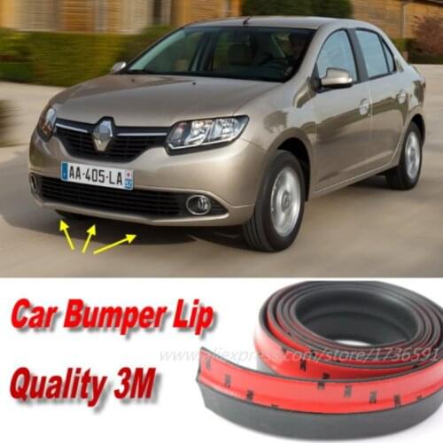 Bumper Lips For Renault Symbol / Thalia / Citius Front Lip Deflector Lips Skirt / Body Kit Strip / Body Chassis Side Protection