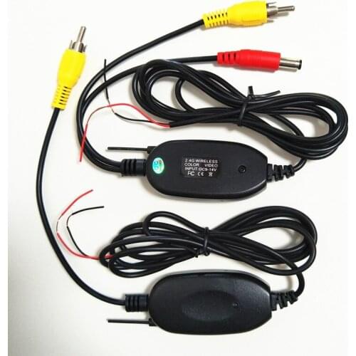 2.4GHz Wireless Transmitter and Receiver Kits Sets for Rear View Camera connect to car monitor