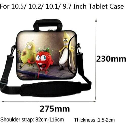 For Samsung Tab A CHUWI HiPad X 10.1 Inch Tablet PC Case Unisex Messenger Handbag 10.2" 9.7" 10" 10.5" Laptop Bags Sleeve Cover