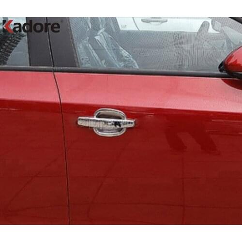 For Chevrolet Cruze 2009-2014 High Quality ABS Chrome Plastic Side Door Handle Bowls Cup Cover Trims Auto Accessories 2pcs/set