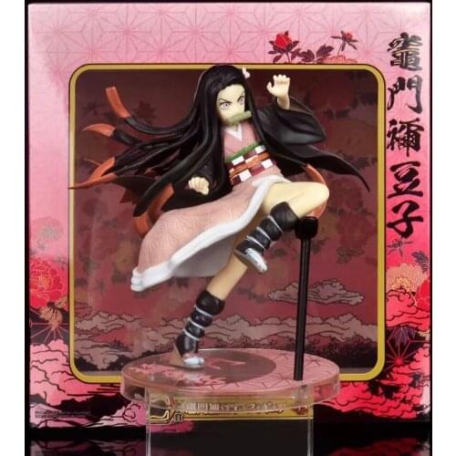 New 16cm Demon Slayer Figure Kamado Nezuko Combat Version Action Figure Kimetsu No Yaiba Collection Pvc Model Decor Kids Gift