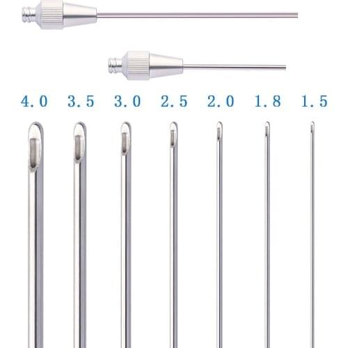 Fat Injection Cannulas Tongue Shape Filling Needle Liposuction Instruments