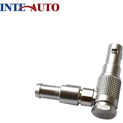 China connector distributor M7 00 series Circular self-locking 3 solder contacts Elbow plug,equvalient FTHG.00.303