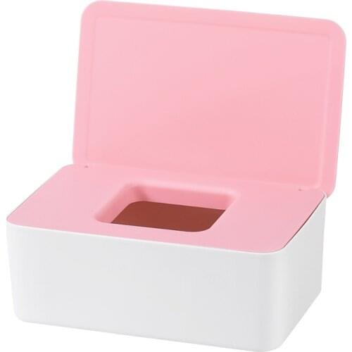 Tissue Box with Lid Baby Wipes Dispenser Pouch for Napkin Wet Wipe Storage Box For Home Car DO