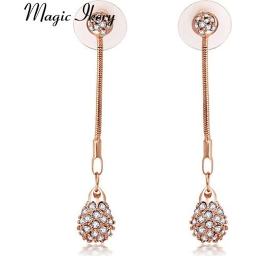 Magic Ikery New Arrival Drop Ball Long Earrings Fashion Jewelry Wholesale for women