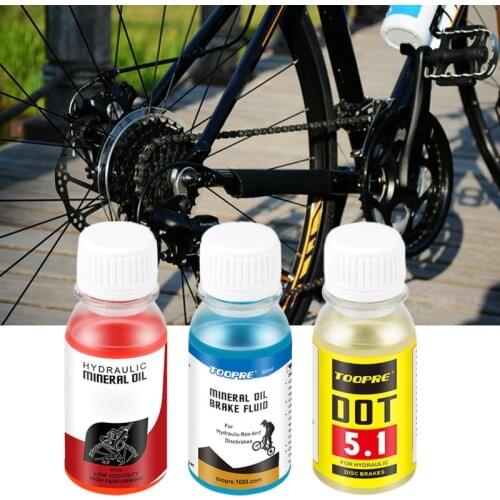 Bicycle Brake Mineral Oil 60ml Enough Capacity Fluid Hydraulic Disc Brake Lubricant For Shimano Magura Tektro Mountain Bikes