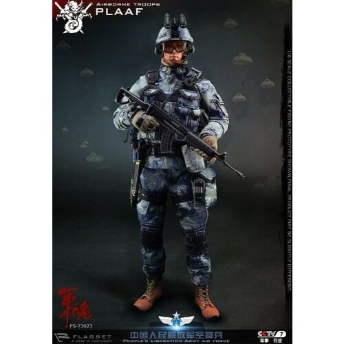 FLAGSET FS-73023 1/6 scale model military figure series PLAAF airborne soldier 12 inch action figure mode toy collection