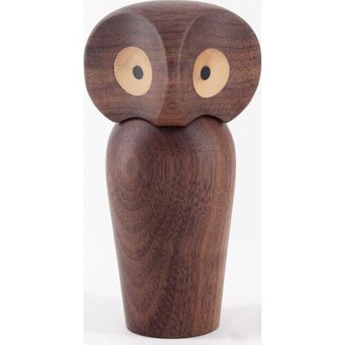 Nordic Solid Wood Decorations, Wooden Owls, Home Improvement Crafts, Small Ornaments