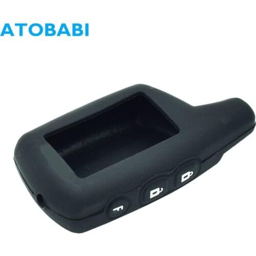 Silicone Key Case For Pandora DXL 3000 3210 3500 3100 3170 3300 3500 3700 2-Way Car Alarm LCD Remote Control Fob Keychain Cover
