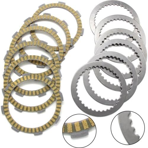 Steel Plate Disc Springs Clutch Friction Plates For Honda VT250 FD 1983 CD250 1988 1989-1992 OEM:22321-KE8-000 22201-166-000