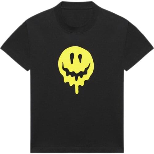 Drip Peace Large Fit T-shirt Vintage Jersey 2021 Spring Summer Unisex T Shirts for Women Men Couple Tops Tees