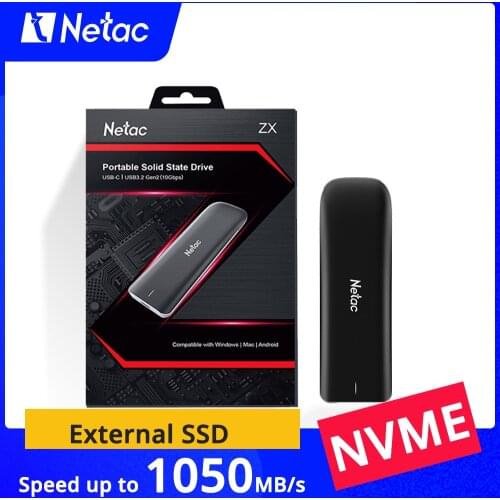 Netac NVME SSD 500gb External Hard Drive SSD 1tb M.2 SSD NVME 250gb Portbale External hd Solid State Disk for Laptop