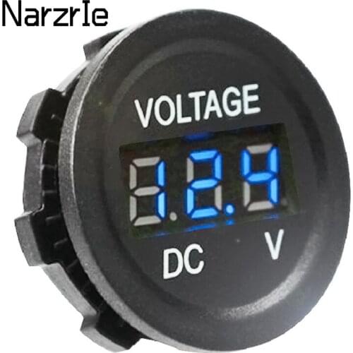 Waterproof Car Motorcycle DC6V-30V LED Panel Digital Voltage Meter Display Voltmeter Led Digital Voltage Meter Gauge Tester