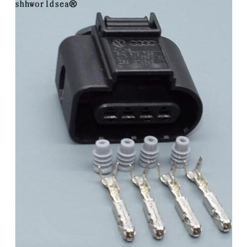 Worldgolden 4pin for VW auto 1.5mm Booster Pressure Oxygen Sensor Plug 8K0 973 704 electrical connector 8K0973704