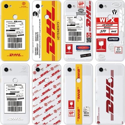 Personality Couple Dhl Pattern Phone Case For Google Pixel 4a 5 Soft TPU Fundas For Google Pixel 3a 4 3 2 XL Silicone Back Cover