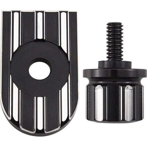 Motorcycle Rear Fender Seat Bolt Screw Tab Cover Mount Hardware Plane Cut For Harley 96-20 Sportster Dyna Touring Softail CVO