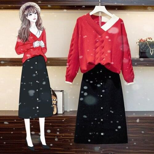 Womens 2021 spring and autumn new style foreign style long-sleeved knitted sweater casual fashion cotton