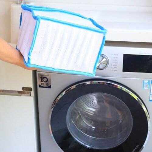 1PC Anti-deformation Shoe Washing Artifact Thickened Mesh Machine Washing Shoe Bag Friendly Laundry Bag