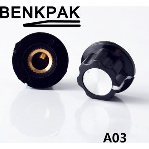 2pcs 6mm Skirted Knob A03 For Standard Pots