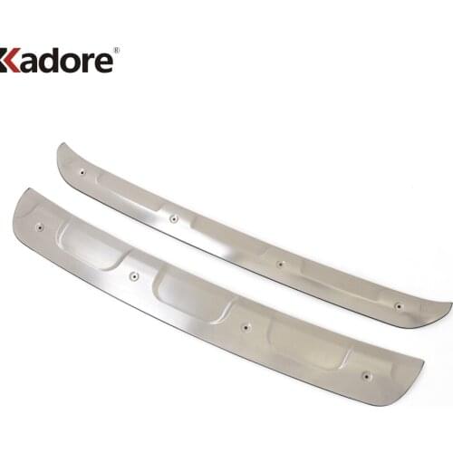 Front Rear Bumper Cover Trim For Mazda CX-8 CX8 2017 2018 2019 2020 2021 Aluminium-Alloy Protector Guard Car Styling 2pcs