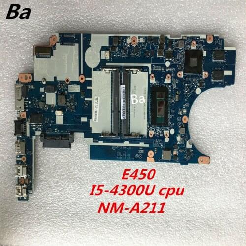 For Lenovo ThinkPad E450 laptop motherboard integrated graphics card I7-5500U CPU NM-A211 motherboard completes the test