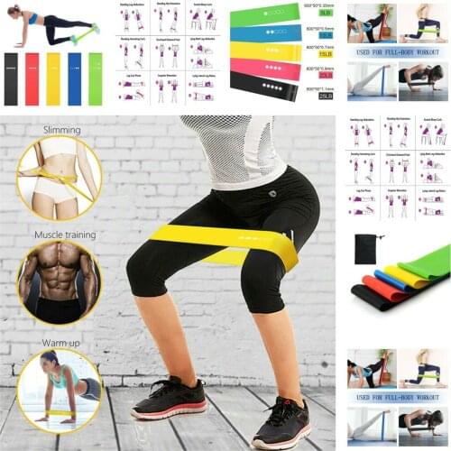 Elastic Bands For Fitness Yoga Resistance Bands Home Fitness Band Crossfit Stretching Strength Training Latex Workout Equipment