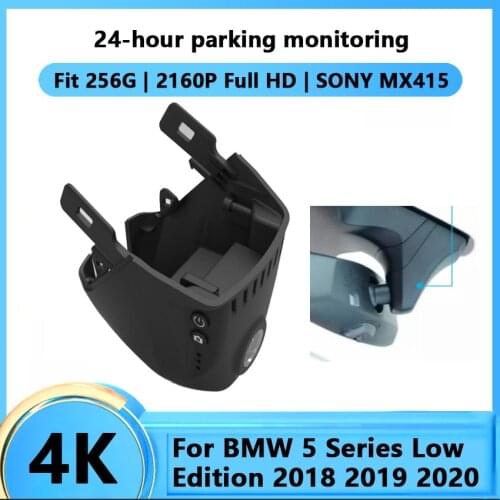 HD 4K 2160P Driving Recorder Car Wifi DVR Camera For BMW G30 5 Series Low Edition2018 2019 2020 Car Dash Cam Video Recorder