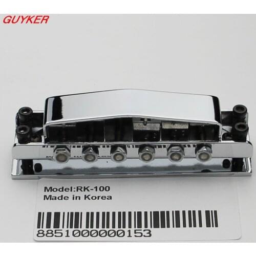 Chrome Ricken-backer Style Guitar Bridge Cover And Base Plate RK-100