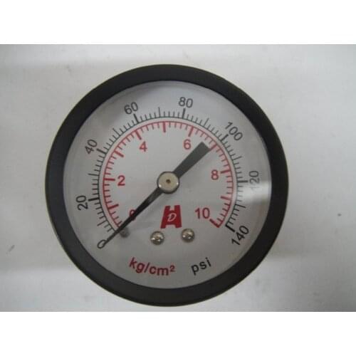 4pcs/lot 2" 50mm 140psi pressure gauge,manometer ,PT1/4" back thread,measure range 2kg/cm2,3.5kg/cm2,5kg/cm2,10kg/cm2(140psi)