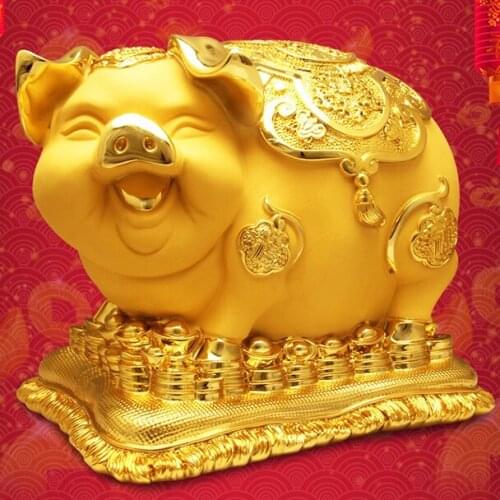 Coin Wedding Money Box Large Secret Gift Ornament Cute Pig Piggy Bank Paper Money Living Room Tirelire Home Decoration DG50MB
