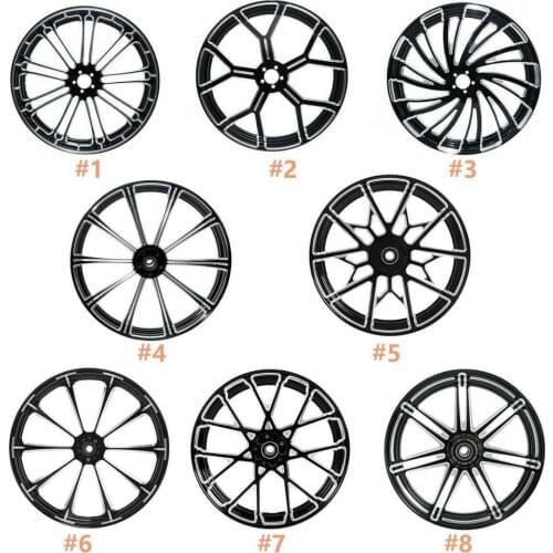 Motorcycle 21" x 3.5" Front Wheel Rim Hub Single/Dual Disc For Harley Touring Road King Street Electra Glide 2008-2020