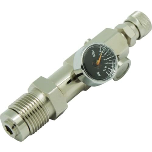 PCP Paintball High Pressure Cylinder Filling Valves 300bar Din Stations with W21.8-14 Male or Female Thread