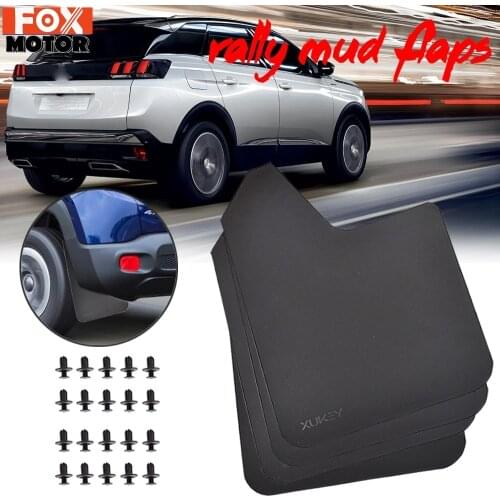 Rally Mud Flaps Mudflaps Splash Guards Mudguards For Mazda CX-5 Bongo Familia Van Wagon Peugeot 108 206 207 208 301 307 308 GTI