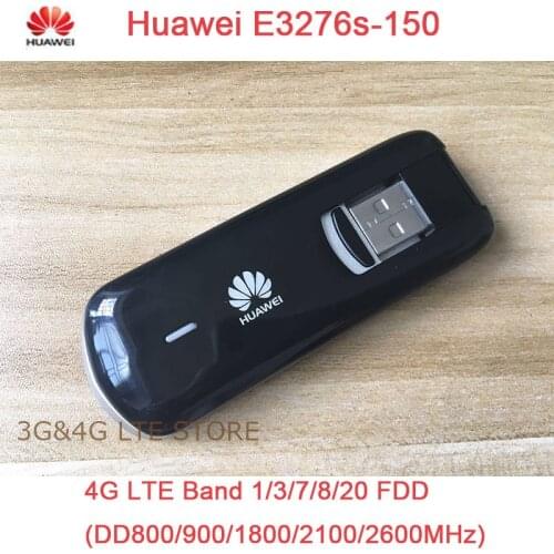 Unlocked 150Mbps Huawei E3276 E3276s-150 4G LTE USB Modem 3G WCDMA USB Dongle Mobile Broadband Data Card PK E3372 E8278