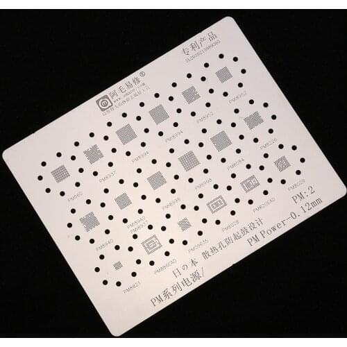 BGA Reballing for PM660 PM8937 PM8994 PM8952 PM8940 PM8821 PM886EAD PM8028 PM8029 Power IC Reball BGA Stencil Direct Heating