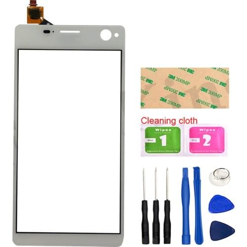 Touch Screen For Sony Xperia C4 E5303 E5306 E5353 Touch Screen Digitizer Front Glass Panel Sensor Lens DUAL E5333 E5343 E5363