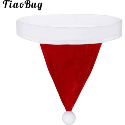 Sexy Christmas Underwear Mens Panties Red Velvet Santa Costume G-String Thongs Male Xmas Festival Rave Party Fancy Underpants