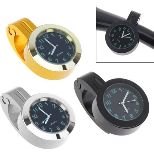 Universal Motorcycle Handlebar Watch Bike Hand Grip Bar Mount Dial Clock Watch Waterproof For Scooter Bicycle Motor ATVs New