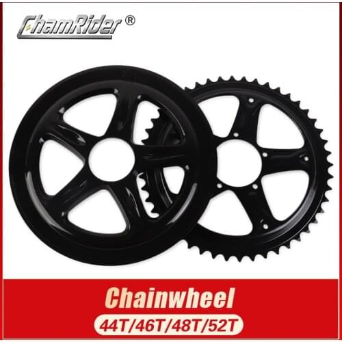 Bafang Mid Motor Chain Wheel BBS01 BBS02 BBS03 Electric Bicycle Chain Guard BBS01B BBS02B Replacement 44T 46T 48T 52T Teeth